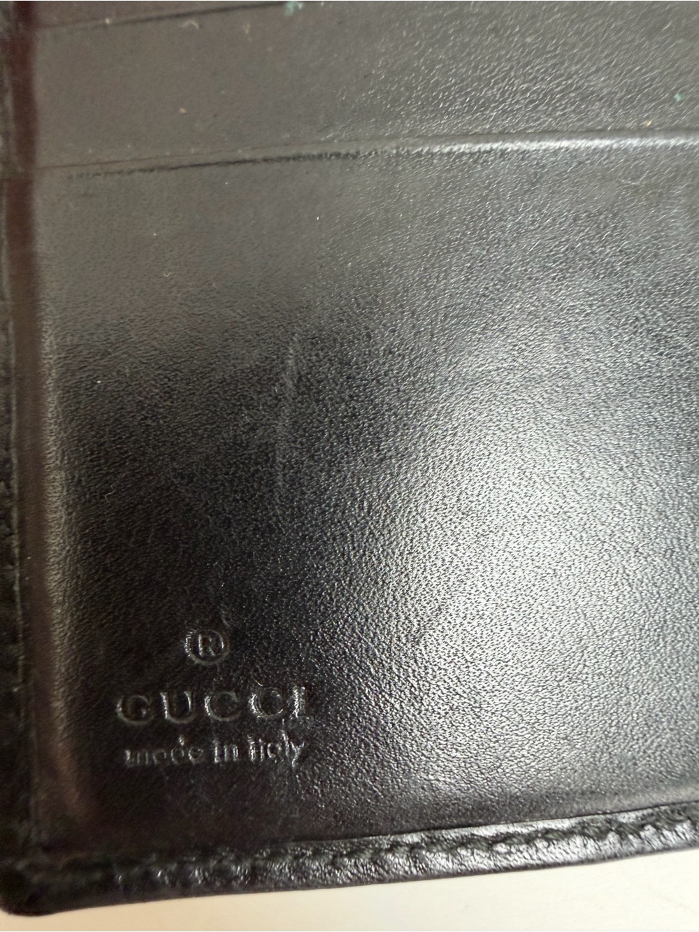 AUTHENTIC GUCCI BLACK GG CANVAS WEB COMPACT WALLET - Picture 3 of 13